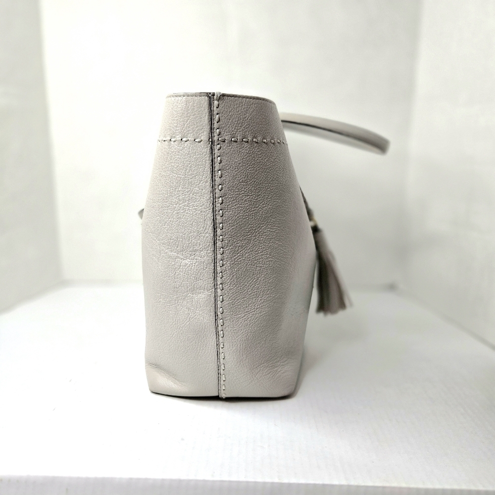 Cole Haan Payson Tote In Ironstone. Gray, Large. - Picture 9 of 15